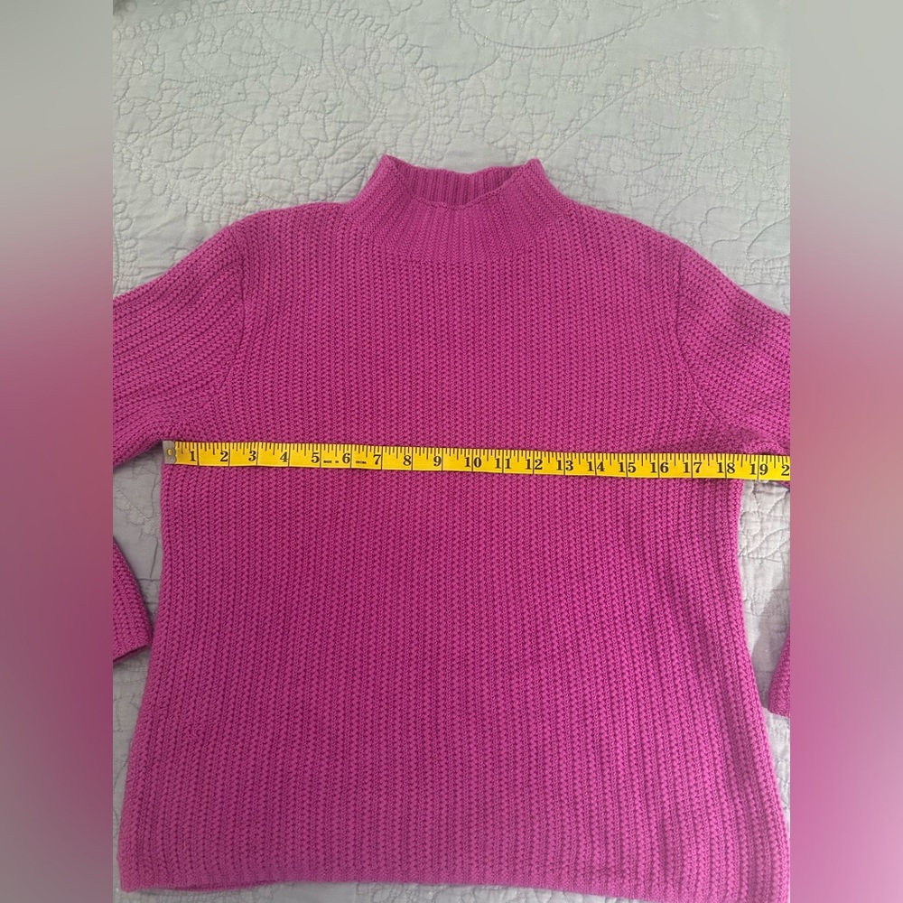 DONATED: J Crew Mock Neck Sweater - Picture 9 of 11